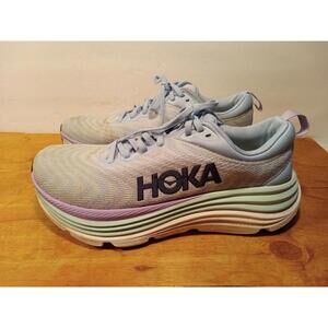HOKA ONE ONE Gaviota 5 Running Shoes Womens Size 9.5 Blue Mint Stability 1134236